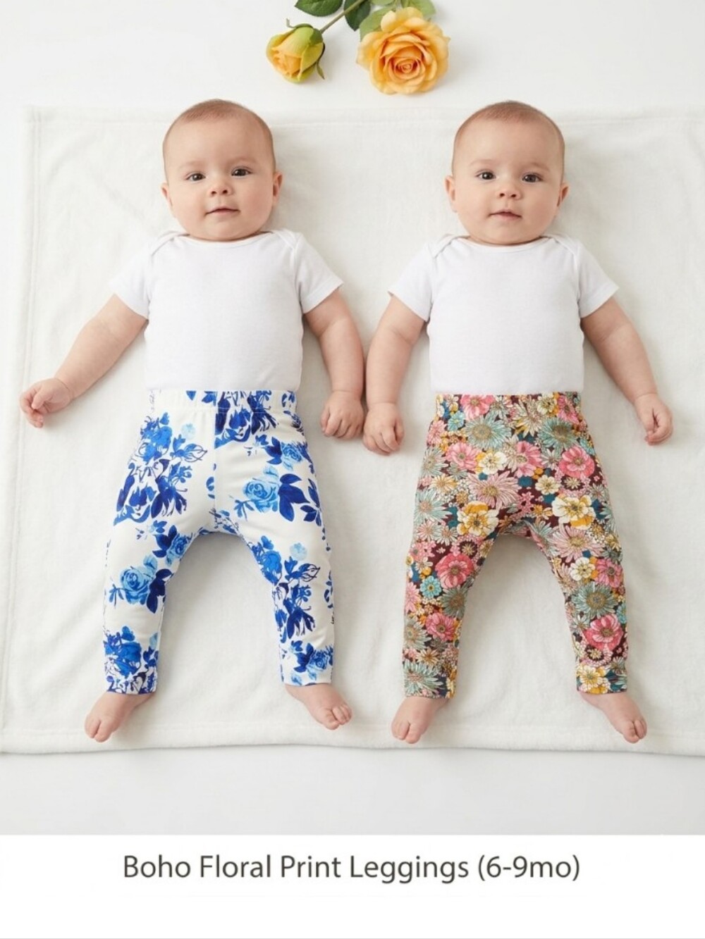 Boho Floral Print Leggings (6-9mo)